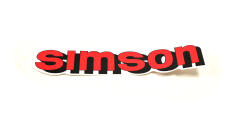 Schriftzug Tank "SIMSON" rot S51