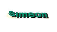 Schriftzug Tank "SIMSON" grün S51