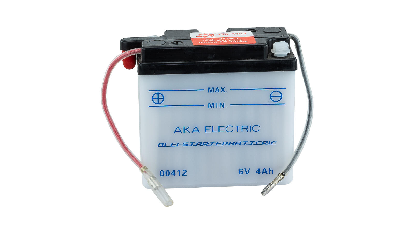 Batterie 6V 4,0Ah (OHNE Batteriesäure) für KR51, SR4 - AKA Elektrik, 12,49 €
