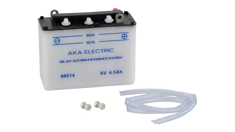 Batterie 6V 4,5Ah (OHNE Batteriesäure) passend für KR51, SR4 - AKA Elektrik