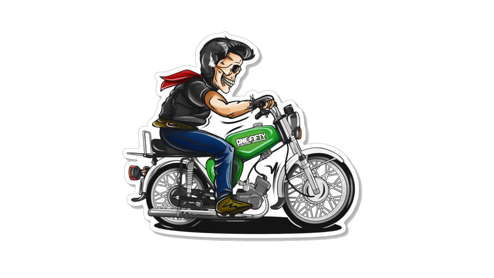 Sticker | Moped Ghostrider