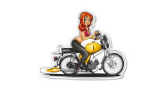 Sticker | Moped Girl