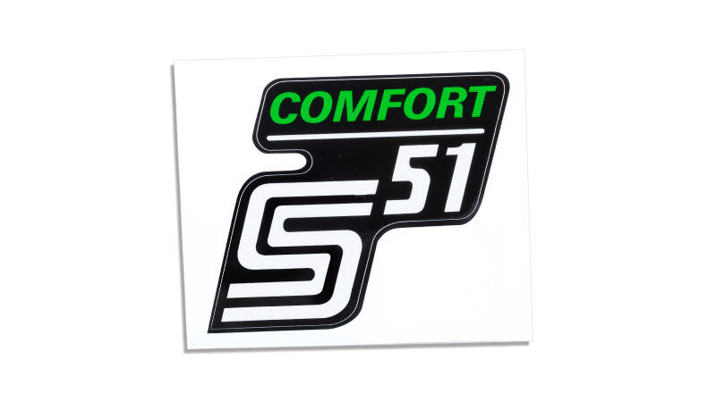 Klebefolie für Seitendeckel S51 Comfort grün