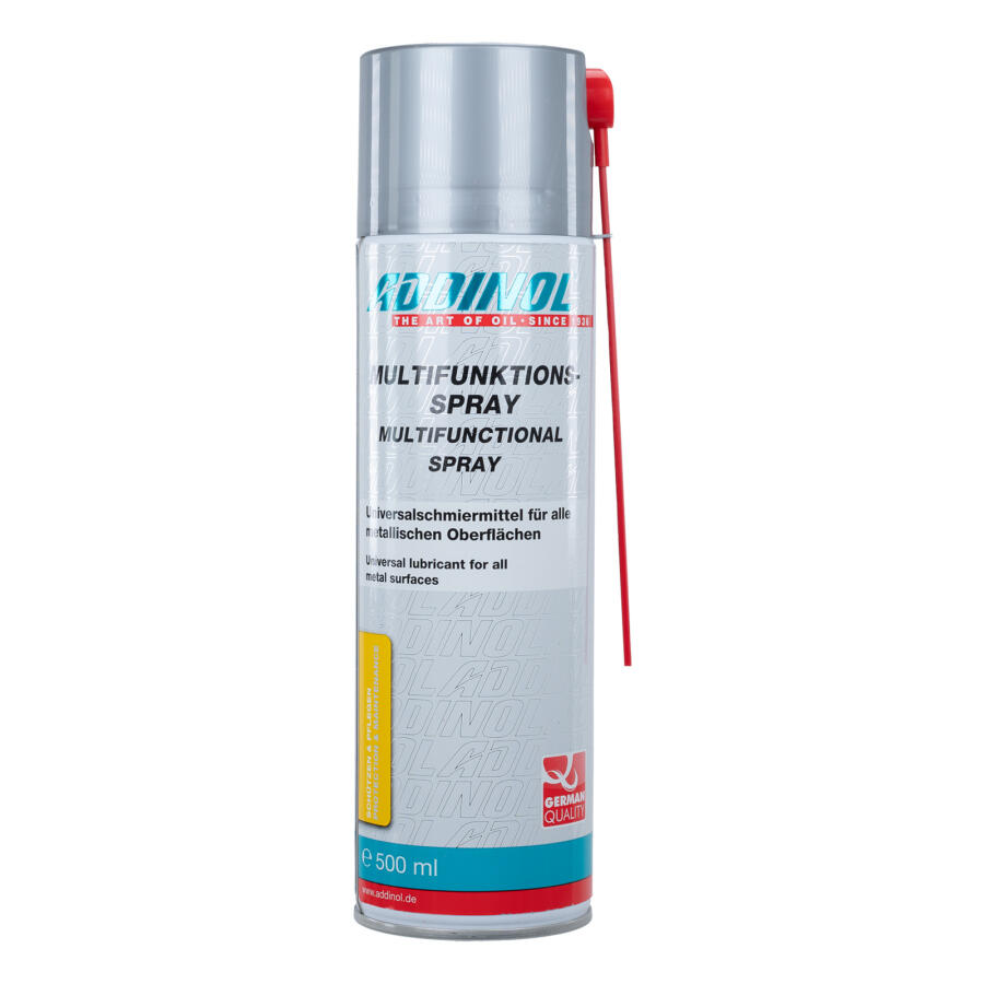 ADDINOL Multifunktionsspray, Universalschmiermittel mit Grafit mineralisch 500 ml Spraydose