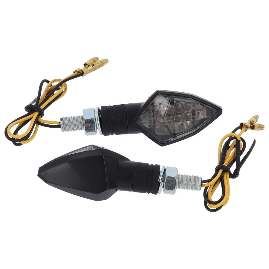 SET: LED-Blinker Rock black mit Halter chrom S50, S51, 84,95 €