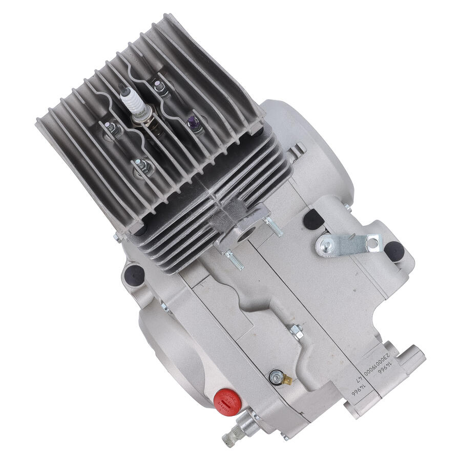 Neuer Komplettmotor 50ccm 4-Gang (60km/h), Gehäuse silber, für Simson S51, KR51/2, SR50
