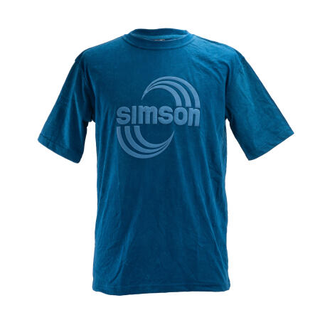 T-Shirt Acid-Washed schwarz Motiv: Simson Cross