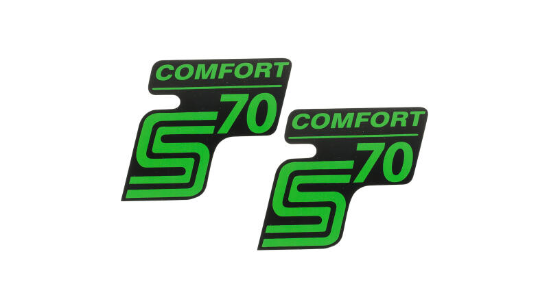 SET 2x Schriftzug für S70 Comfort