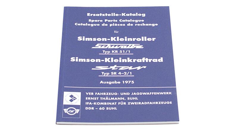 Ersatzteilkatalog für Simson KR51/1, SR4-2, Star, Schwalbe
