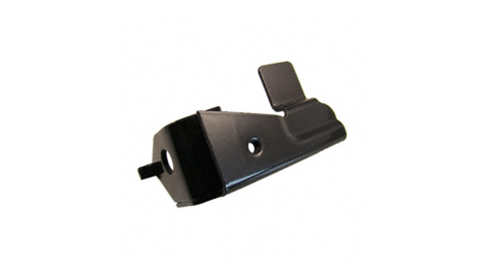 Trittbretthalter rechts schwarz, mit Aufhängung Schalldämpfer Simson SR50, SR80