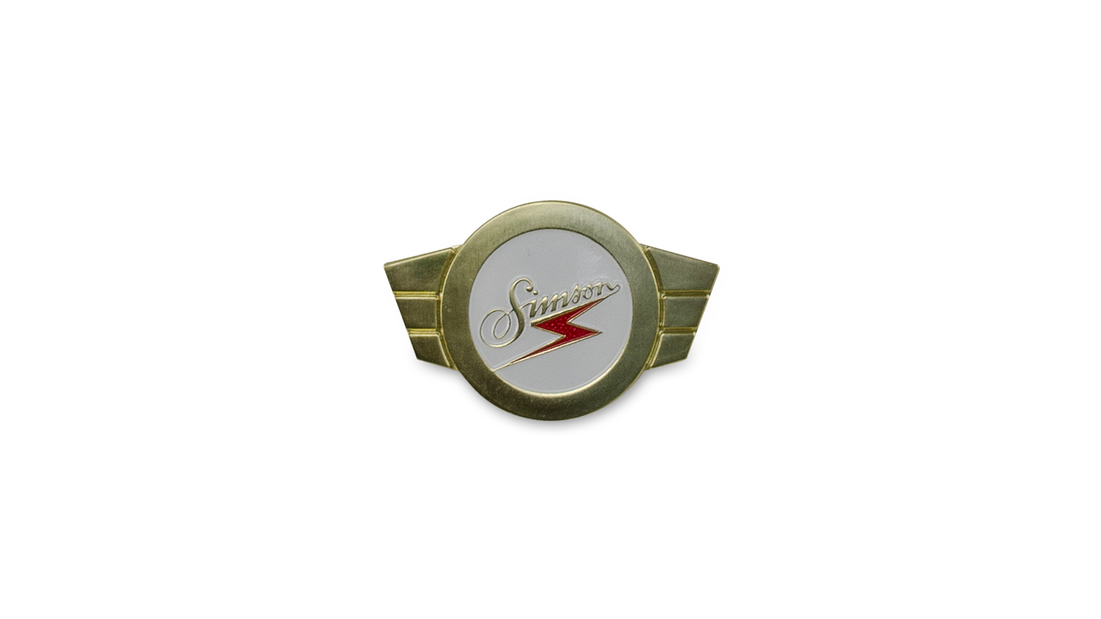 Warenzeichenplakette Emblem gold für Simson KR51, SR4-