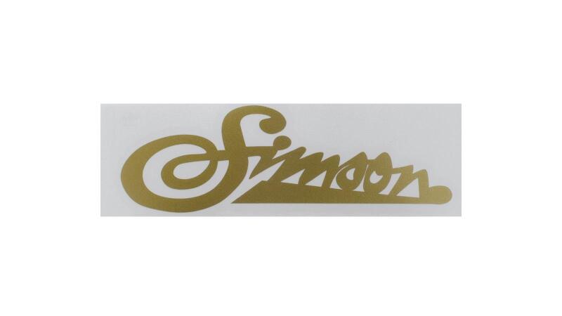 Schriftzug Klebefolie - Simson gold