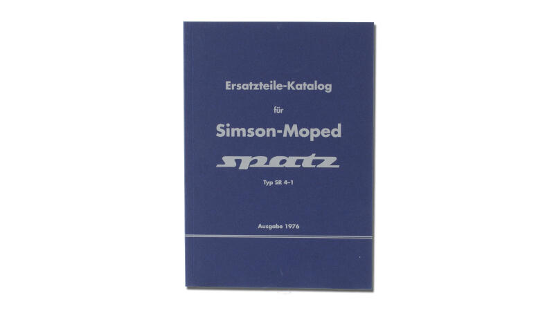 Ersatzteilkatalog für Simson SR4-1 - Ausgabe 1976