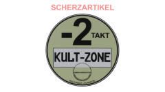 Sticker Kulturgutplakette "KULT-ZONE"