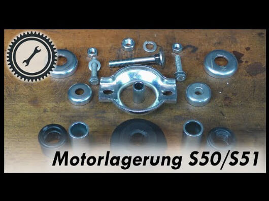 Motorlagerung tauschen - Simson S50/S51 Tutorial